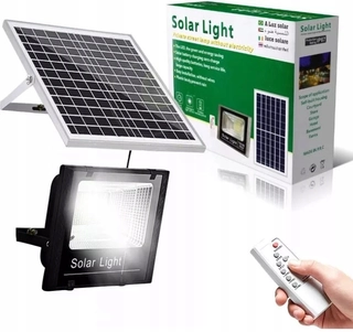Uličná lampa - Pouličné svietidlo 500 W 5000 lm na batérie, solárne