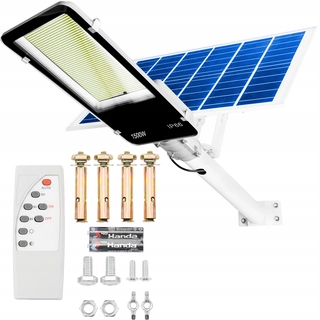 Uličná lampa - Pouličné svietidlo 1500 W 165000 lm solárne napájanie