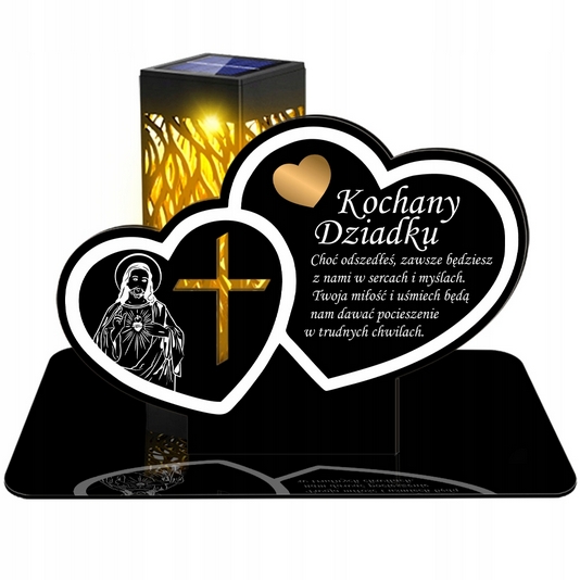 Solárny LED znicz PREMIUM XL s senzorom súmraku – ekologický a trvanlivý