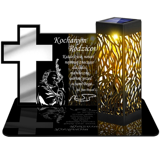 Solárny LED Znicz PREMIUM XL s Senzorom Súmraku - Ekologický a Odolný