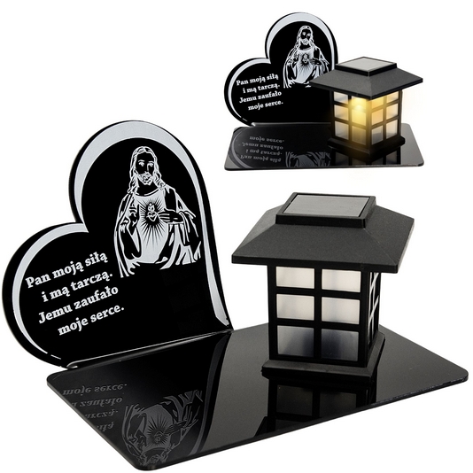Večná Solárna Lampa na Hrob so Možnosťou Personalizácie