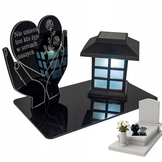LED solárny cintorínsky lampáš – ekologické osvetlenie hrobu