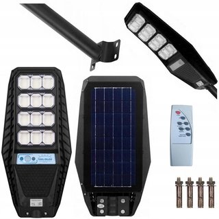 Uličná lampa - Pouličné svietidlo 400 W 20000 lm na batérie, solárne