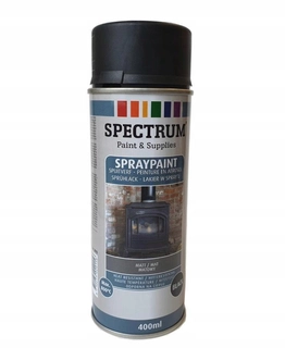 Spektrum Farba žiaruvzdorné 800 ° C, 6 x 400 ml čierna