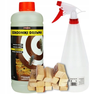 Repelent proti hmyzu - Kvapalina proti švábom, mravcom, osám, pavúkom, blchám, plošticám, strieborným rybkám Strong 1,1 kg + GardeTech ručný postrekovač 1 l