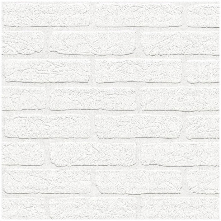 BRICK Tapeta Biela BRICK Netkaná maľba