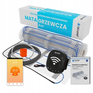 Podlahové kúrenie - WiFi 12A termostat regulátor vykurovania rohož 4m2
