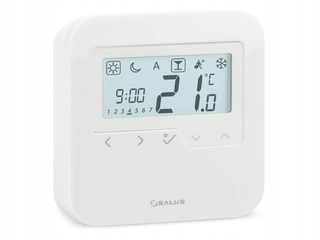 Podlahové kúrenie - Týždenný regulátor Salus htrp230v 50 regulátor