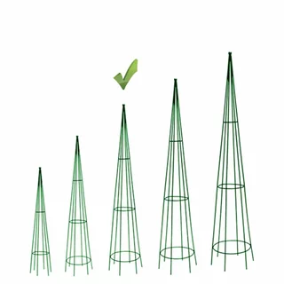 Perangola -  KOVOVÝ ZÁHRADNÝ KUŽEL 120cm RUŽOVÉ RASTLINY