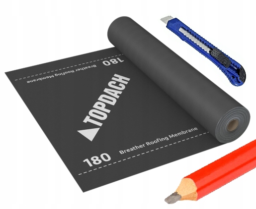 Strešná membrána Topdach 50 x 1,5 x 0,85 mm 180 g/m²