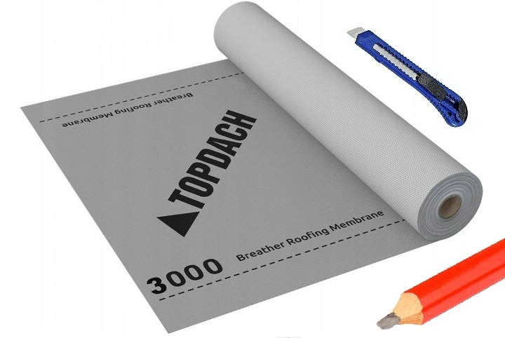 Strešná membrána Topdach 50 x 1,5 x 0,55 mm 100 g/m²