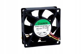 Ventilátor - Sunon DC Axiálne 12V 70x70x25mm 83,25m3 / H 45DBA