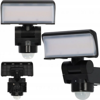 Záhradná fasádna lampa - Brennenstuhl WS 2050 SP LED svetlomet 1680 lm čierny