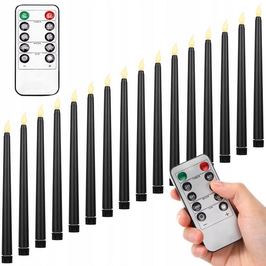 Elektrická LED Sviece s Efektom Plameňa – Bezpečná a Realistická