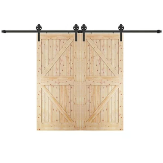 Kovania na posuvné dvere - Systém posuvných dverí Double Retro Loft 244 cm