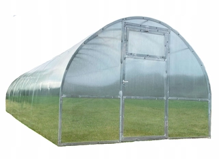 Skleník - GREENHOUSE POLYCARBONATE 3x6m GALVANIZED TUNNEL 40x20mm