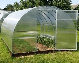 Skleník - POLYKARBONÁTOVÝ SKLENENÝ 4mm 3x6m 20x20mm profil