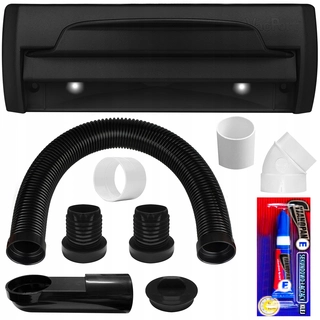 Centrálny vysávač -  Automatický vak čierny LED + P