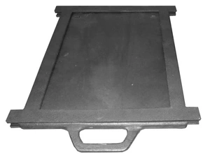 Potrubie, rozvody ku krbu - Liatina liatinové plameň Porch 42x33 cm