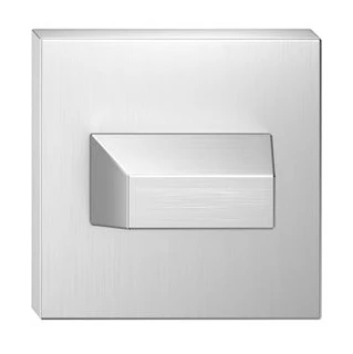 Kľučky na dvere - Spodná štvorcová značka - Brushed Chromium - WC