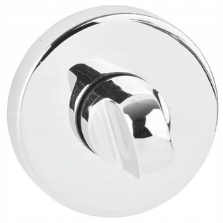 Kľučky na dvere - VDS R68 Dolná zámková toaleta s výpisom Chrome Lock