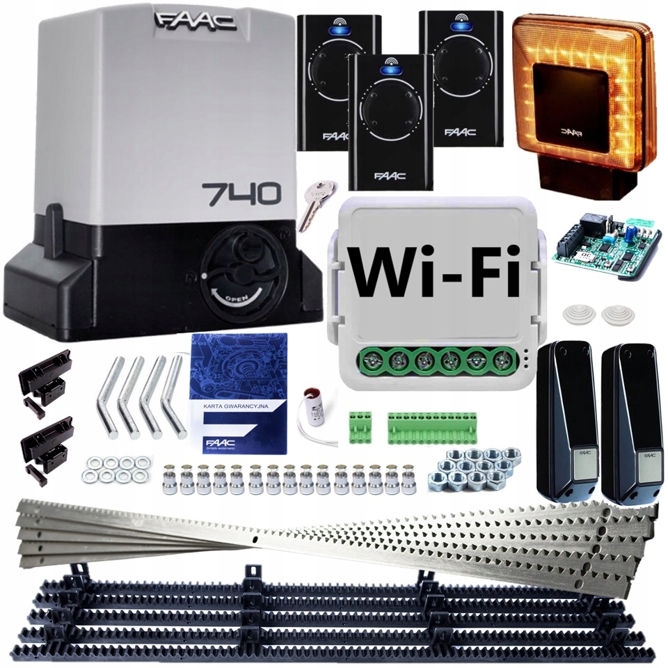 Pohon posuvnej brány Faac 350 W 230 V