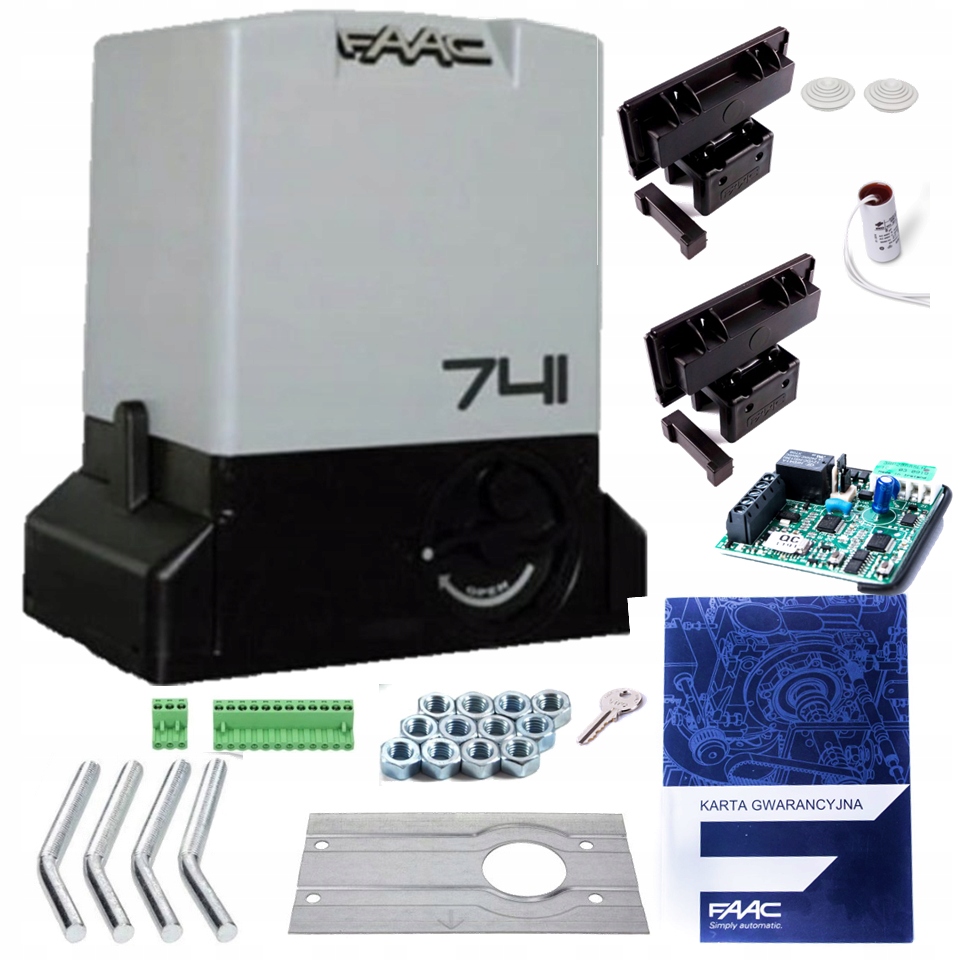 Pohon posuvnej brány Faac 500 W 230 V