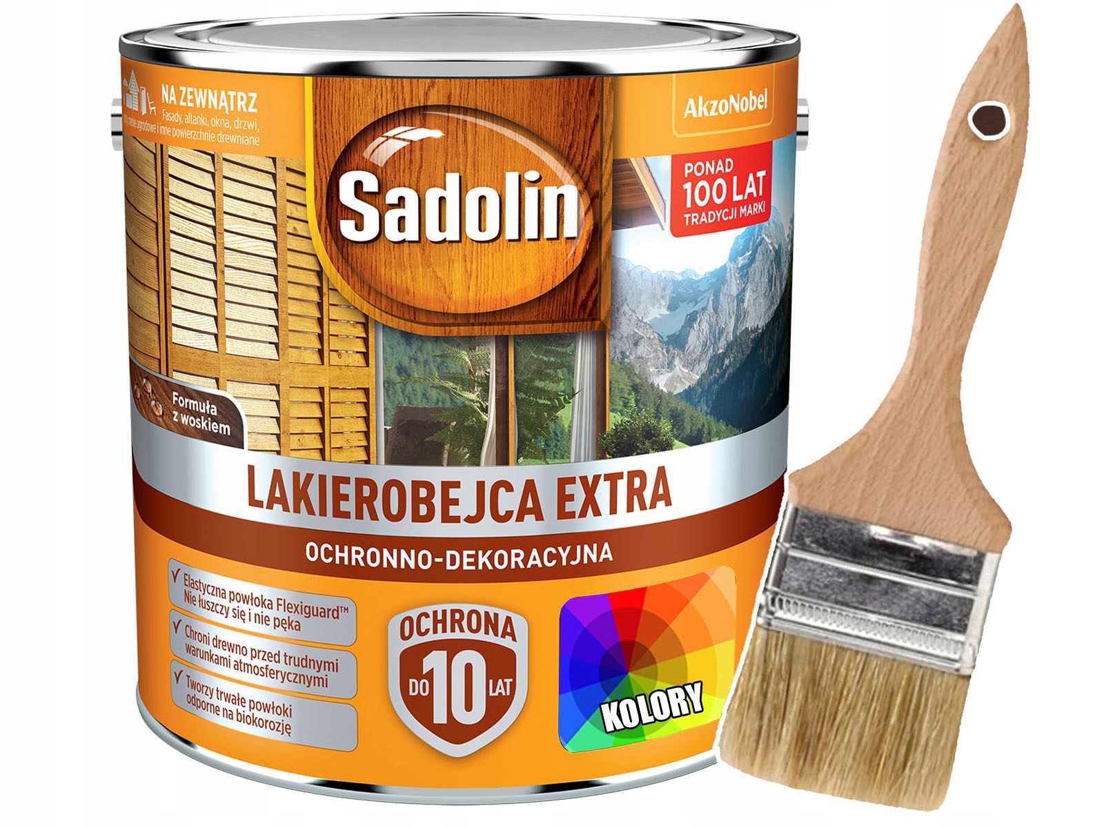 Sadolin lazúrovací lak 2,5 l, viacfarebný