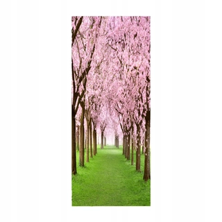 Čalúnenie dverí - Nálepky na slepky na dverové nálepky Sakura PVC