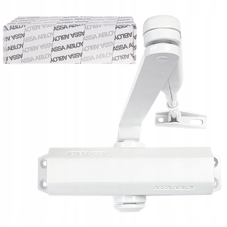 Zatvárač dverí - Zatvárač dverí 80 kg biely ASSA ABLOY DC110