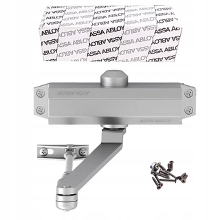 Zatvárač dverí - Dvere bližšie 80 kg strieborné Assa Abloy DC110
