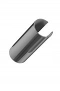 Závesy, pánty - Satin Chrome PVC sú sklonené čiapky Ø20mm