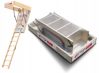 Podkrovné schody - STRYCHOWE STAIRY 4STEP: Extreme 76 mm 120x70 0,55 W!