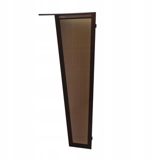 Strieška nad dvere - Bočná stena pre klenutá vrchlík 180 cm - bronz