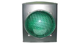 Single -Chamber Semaphore, 230 V, zelené svetlo