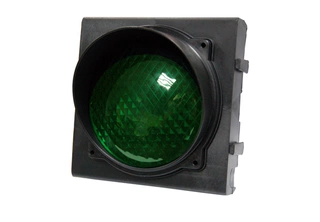Single -Chamber Semafore LED napájacie napájanie 230V zelená