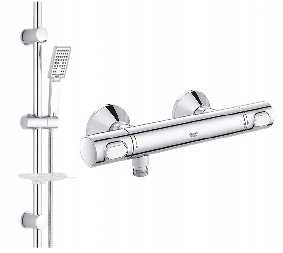 Sprchová batéria Grohe Precision chróm + sprchový set Reihe Cubic