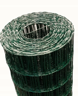 Plotové pletivo, zelené pozinkované + PVC, 10m, 0,6m
