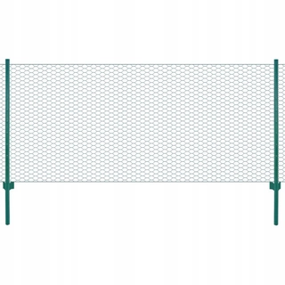 Pletivo, oplotenie - Plot s stĺpikmi, oceľ, 25 x 0,5 m,