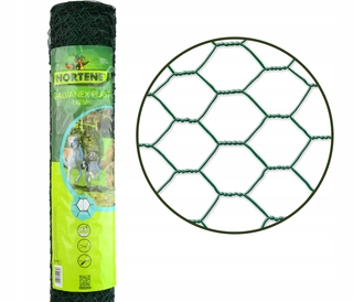 Pletivo, sieť - Nortene Galvanex 25mm 1x25m kovová sieťka zelená