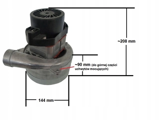Centrálny vysávač - 1850 W sací motor pre centrálny vysávač