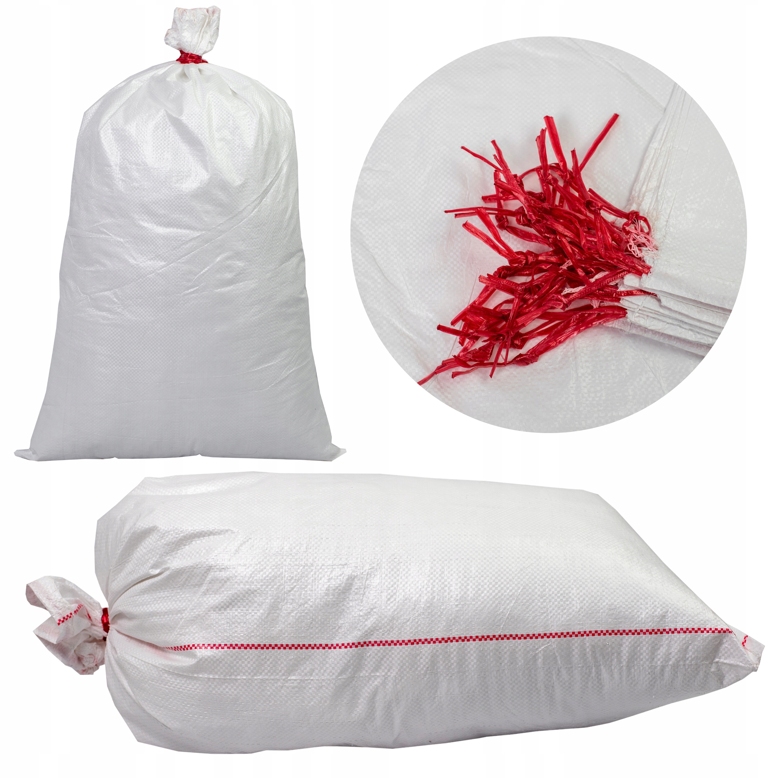 Biele polypropylénové vrecko 50 x 80 cm na obilie