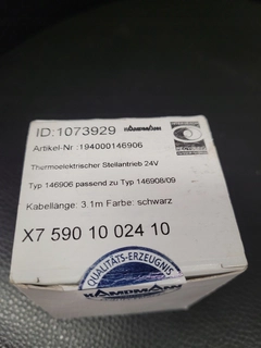 Termoelektrické valec Kampmann 3bodové 24V