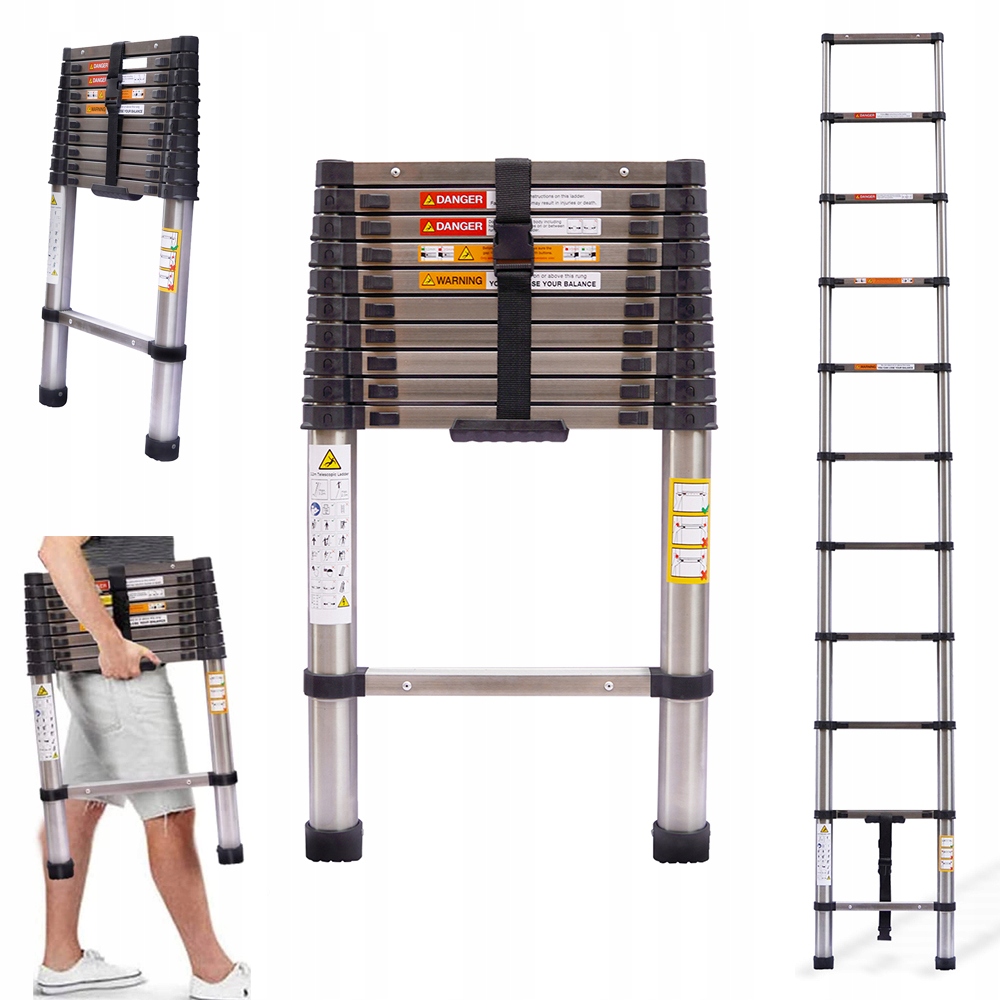 DayPlus rebrík 3,2 m oceľový 11 do 150 kg