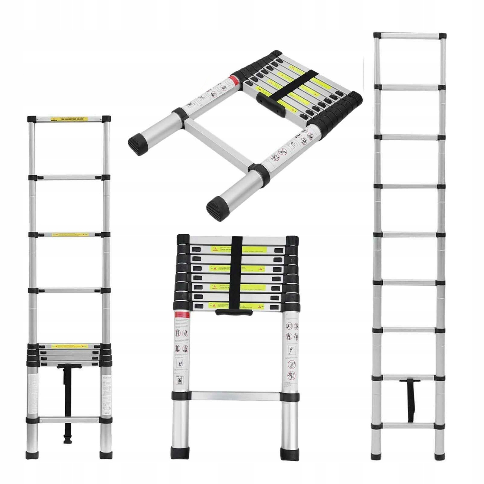 DayPlus rebrík 2,6 m hliníkový 9 až 150 kg