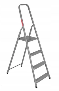 Rebrík - Zložený domáci rebrík 4 stupne 125 kg 3M Práca