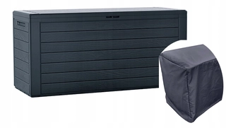 Záhradny box - Záhradný hrudník Woodebox 280l anthracite + kryt