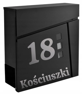 Poštová schránka - Zoznam boxu Johan Czarny s nápisom