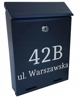 Poštová schránka - Poštová schránka Metal-Bud, odtiene sivej