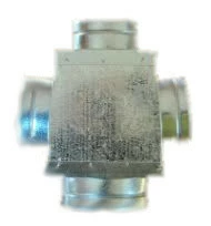 Potrubie, rozvody ku krbu - Rozvádzač 150 / 3x125mm DGP splitter